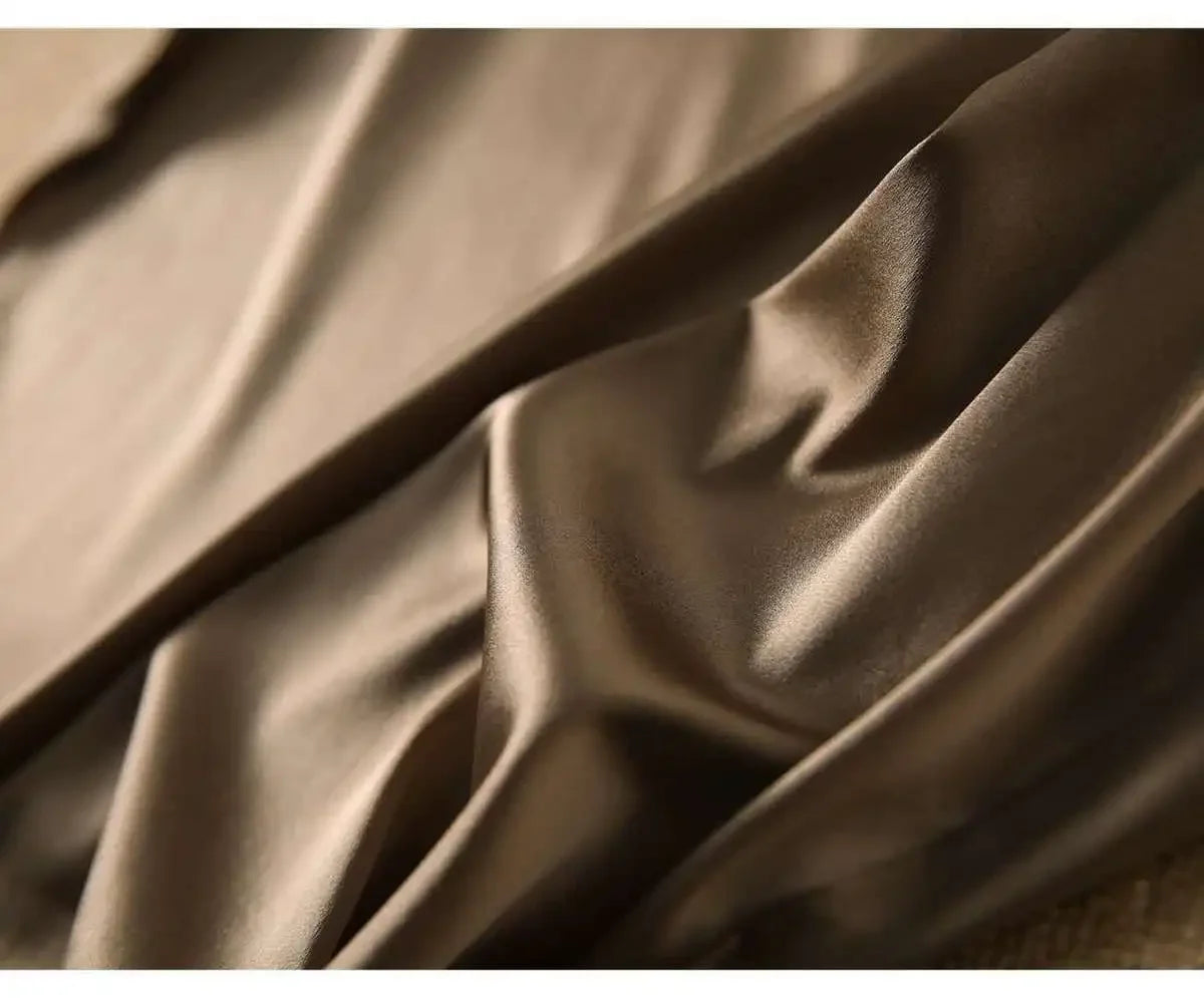 Satin Lustre Blouse Tee
