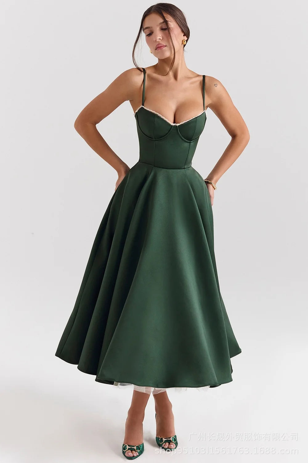 The Whispering Breeze Camisole Midi