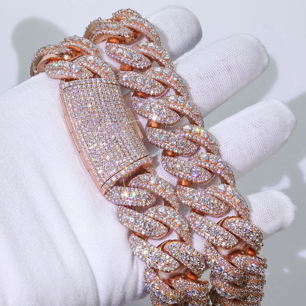 Sovereign 22mm Iced Rope Chain
