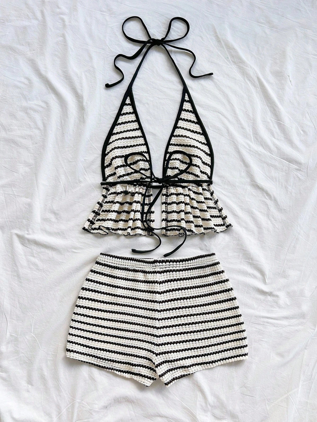 Striped Azure Resort Set