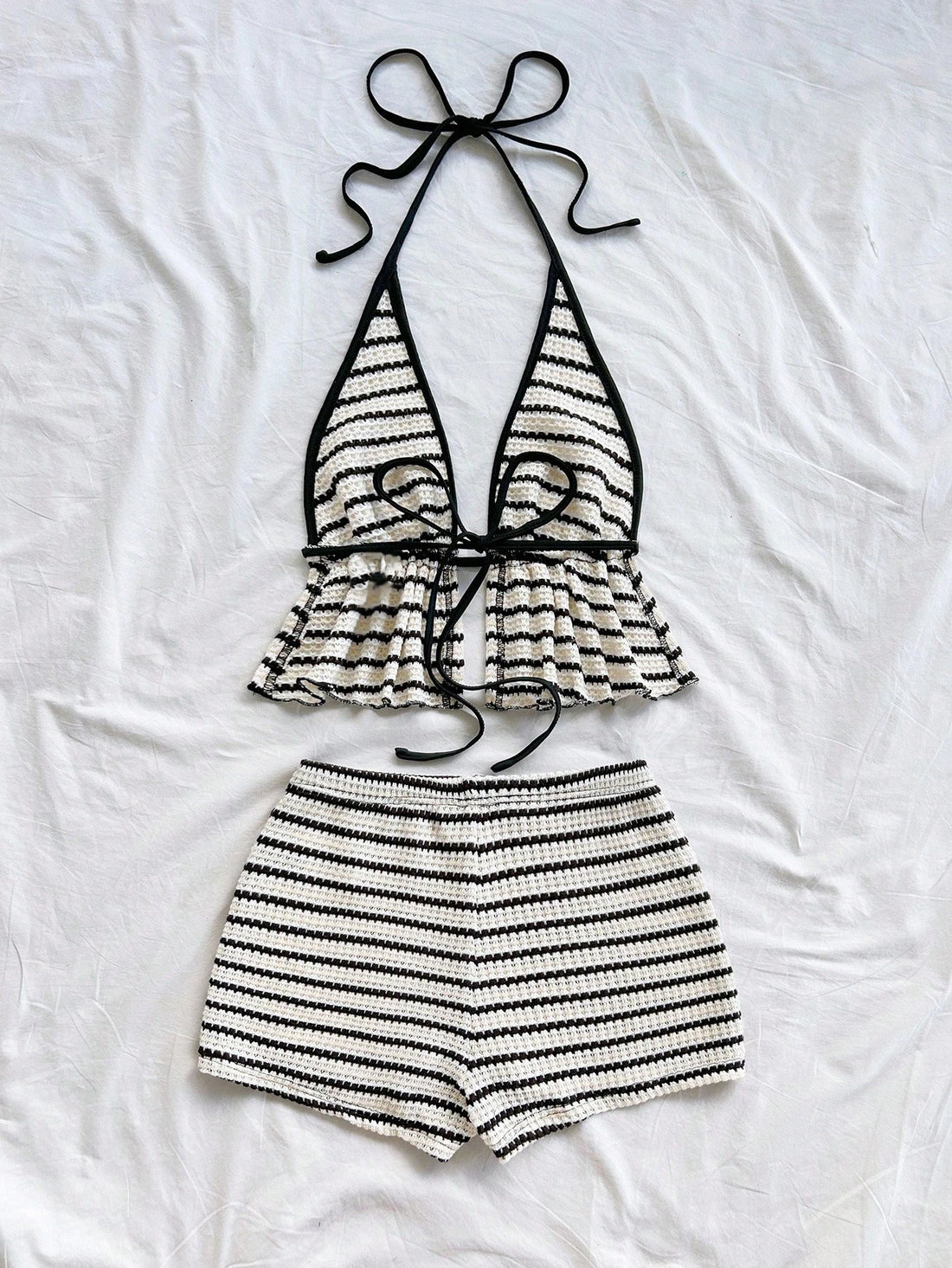 Striped Azure Resort Set
