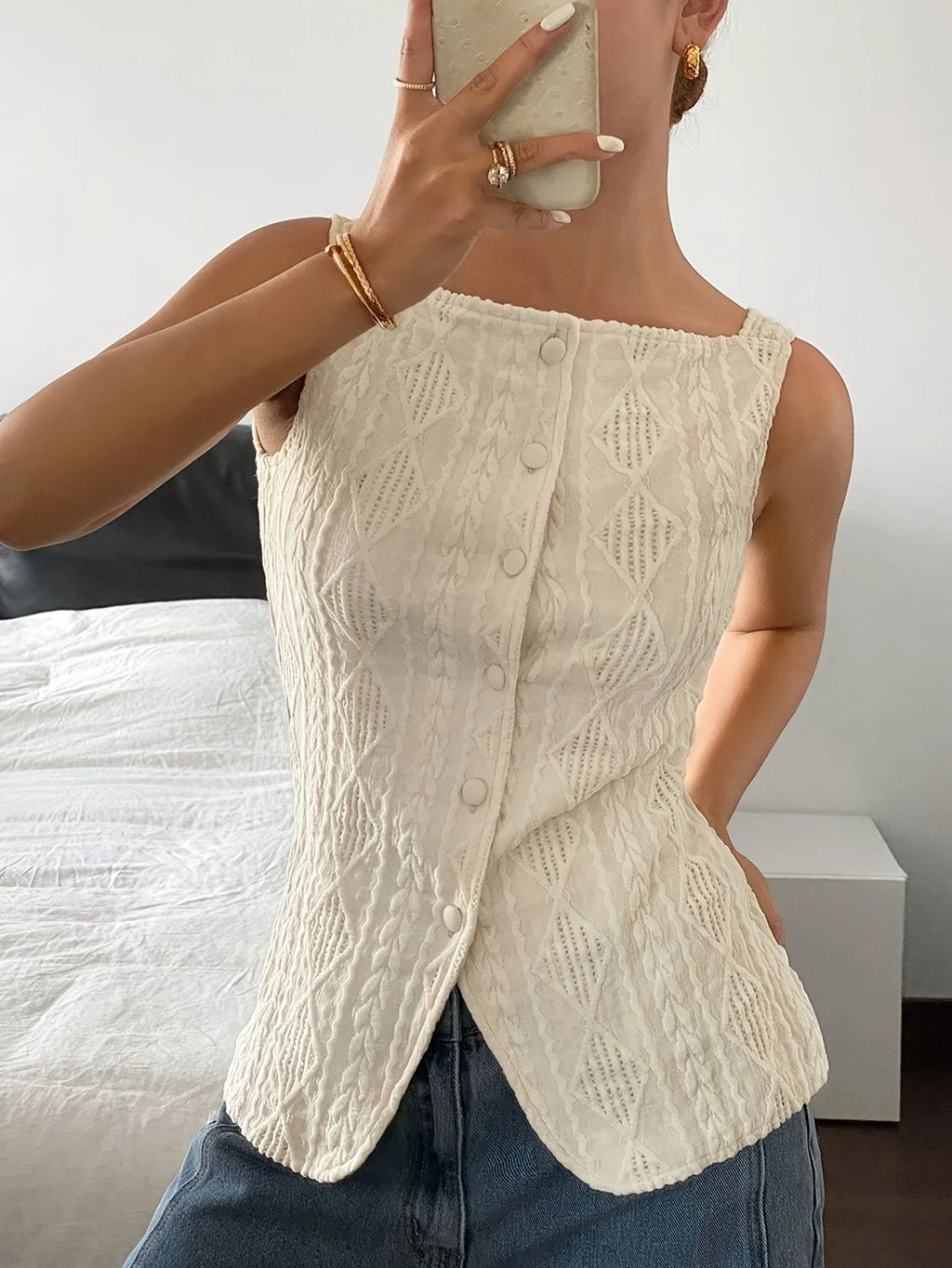 Shirt summer geometric