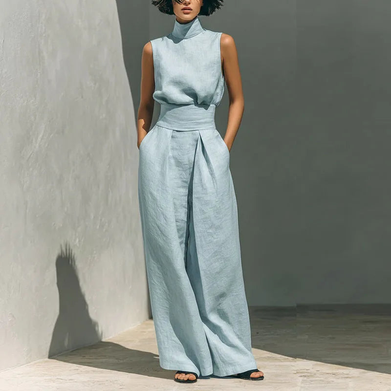 Essence Turtleneck Wide-Leg Set