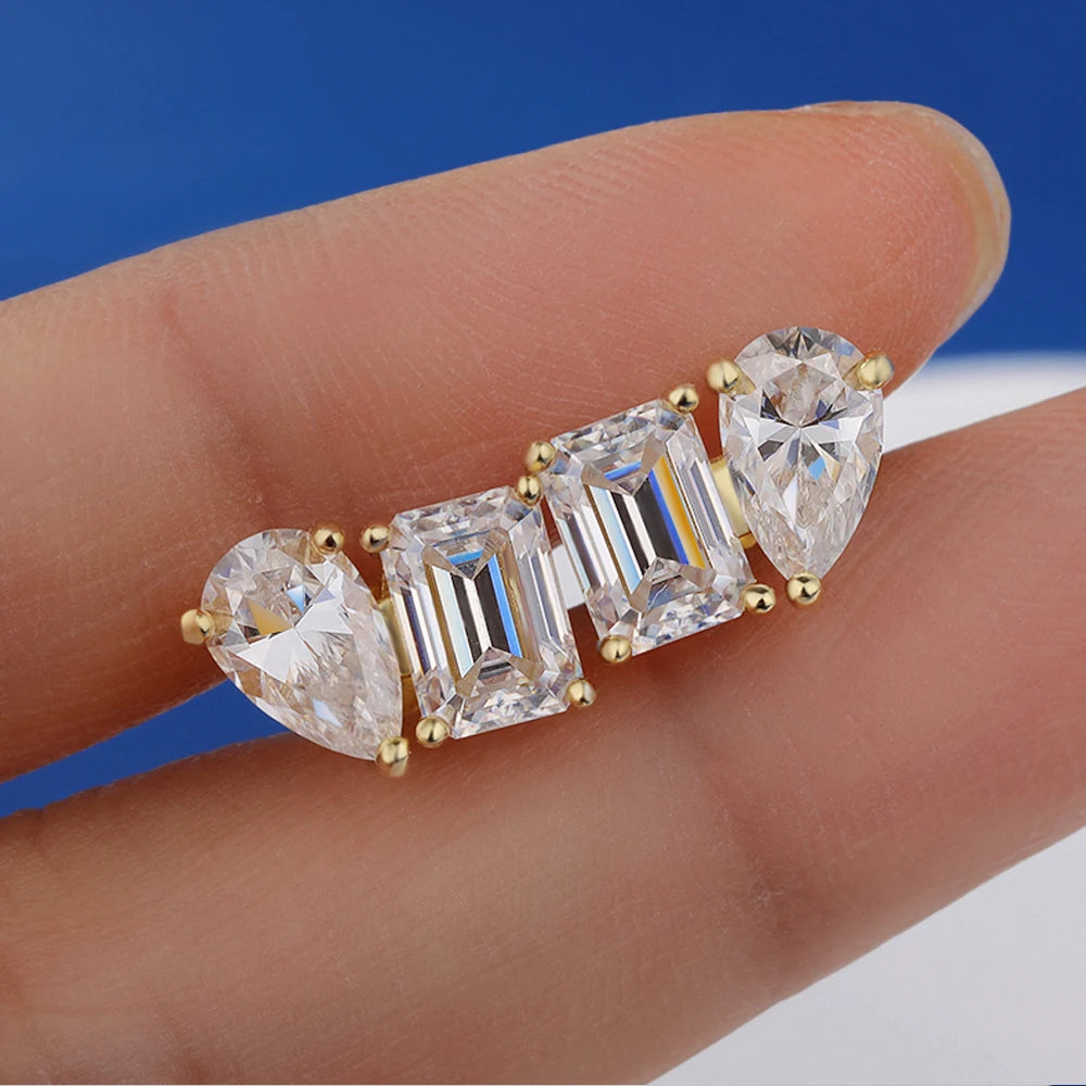 Earrings Dew of Grace Moissanite Studs