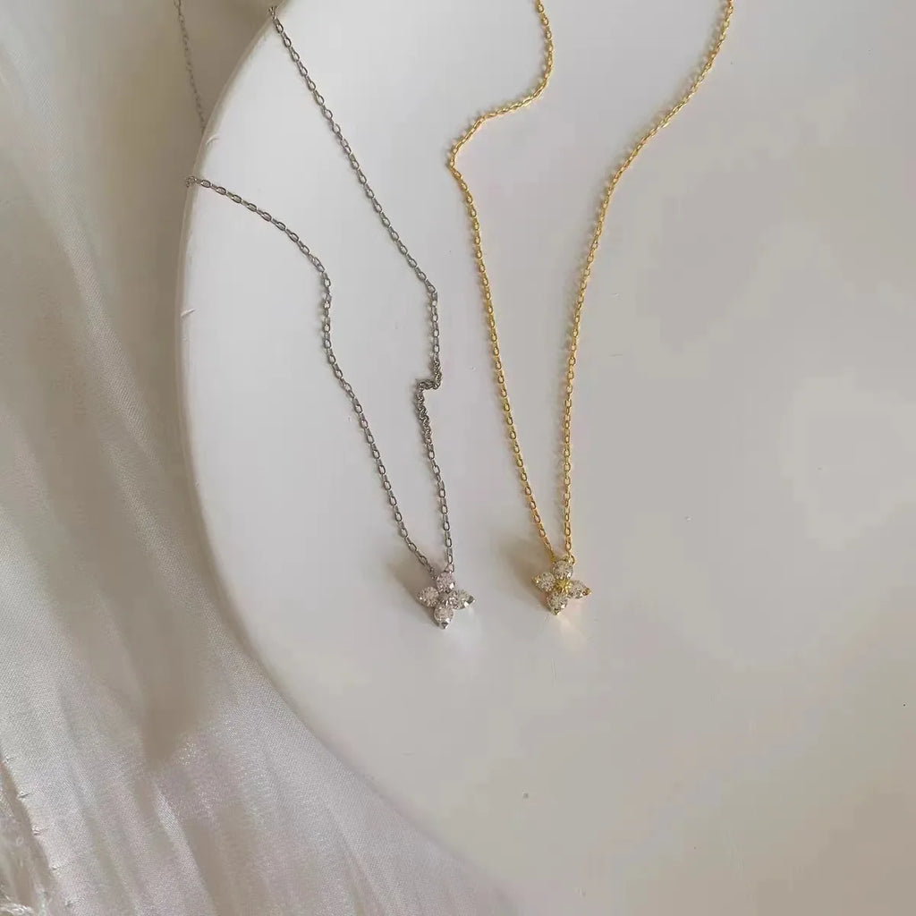 Pearlescent Dewdrop Necklace