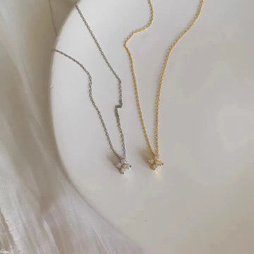 Pearlescent Dewdrop Necklace