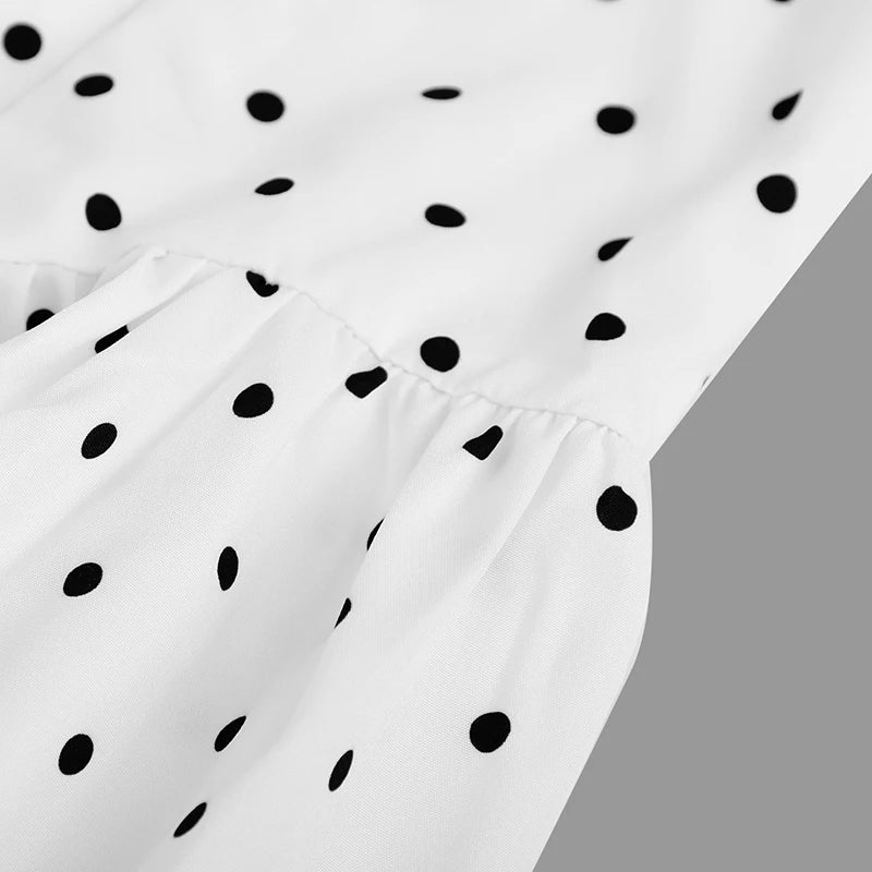 Midnight Dot Maxi Dress