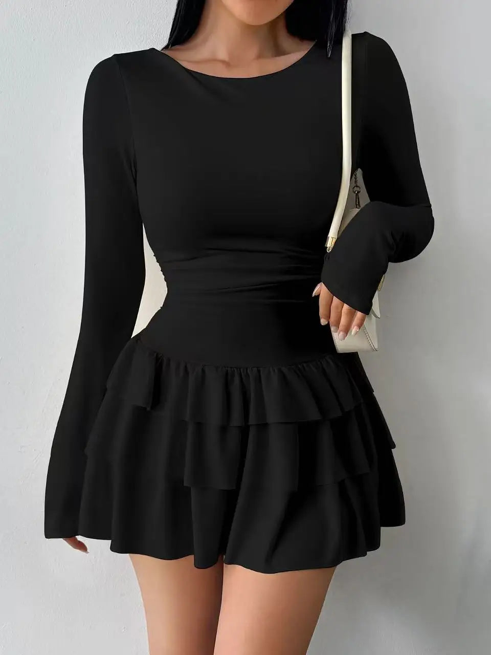 The Twilight Waltz Ball Gown Mini Dress