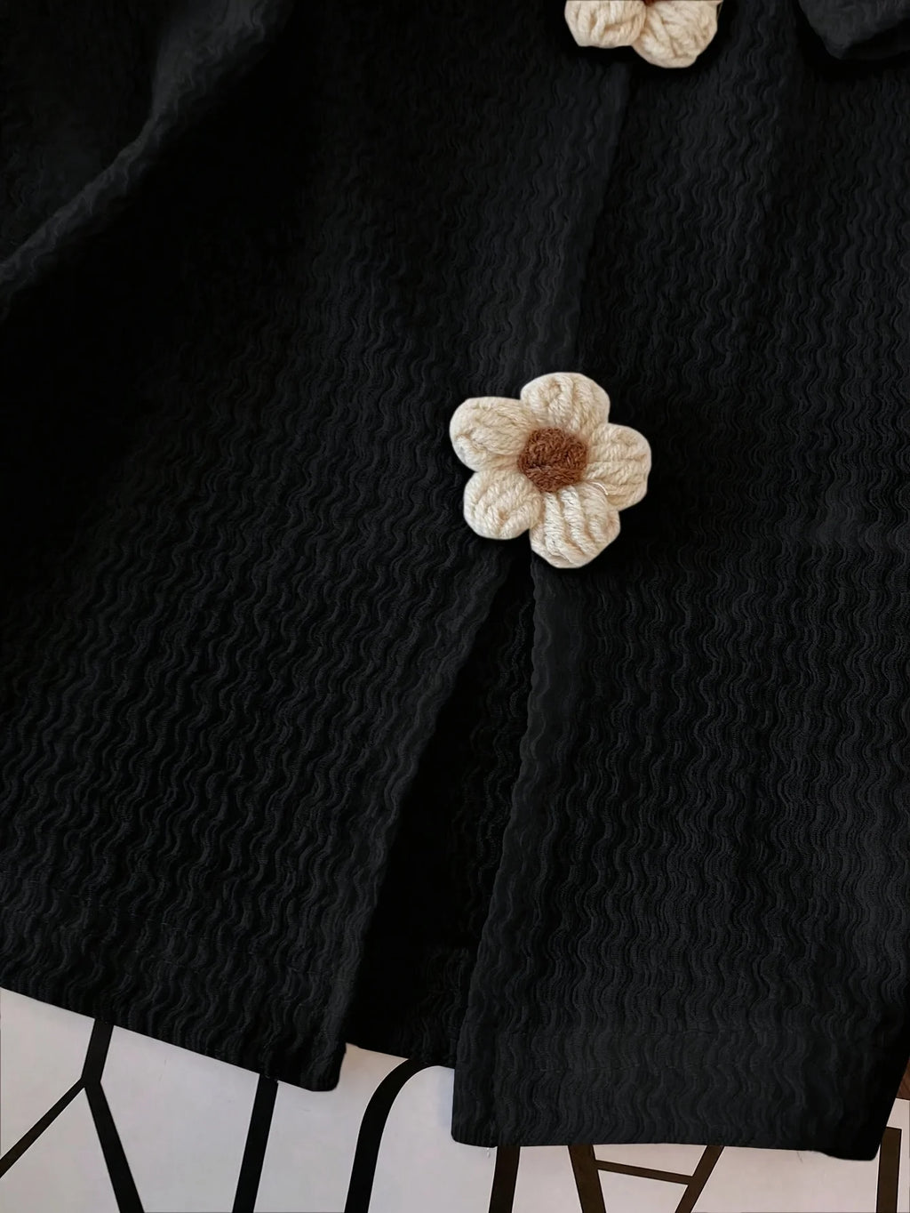 Sculpted Bloom Tee Top