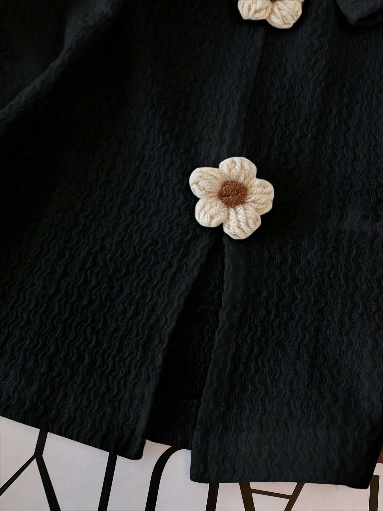 Sculpted Bloom Tee Top