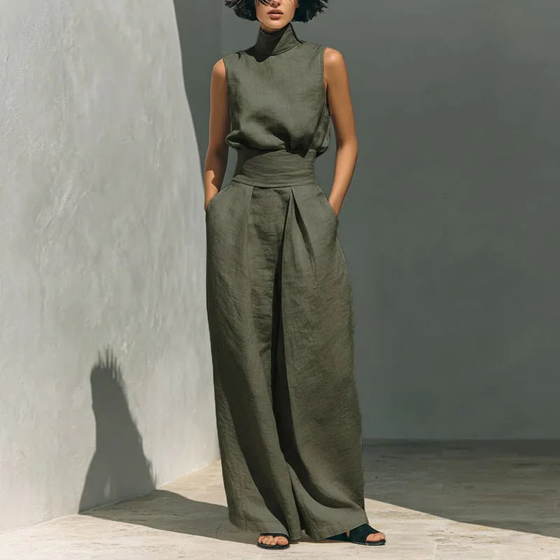 Essence Turtleneck Wide-Leg Set