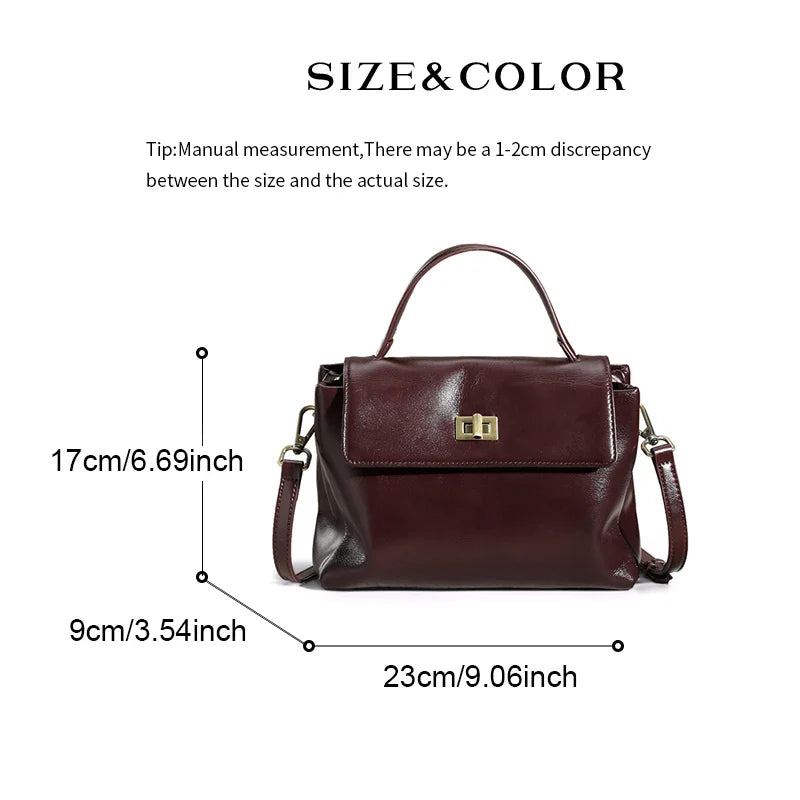 Elegant Leather Crossbody Bag