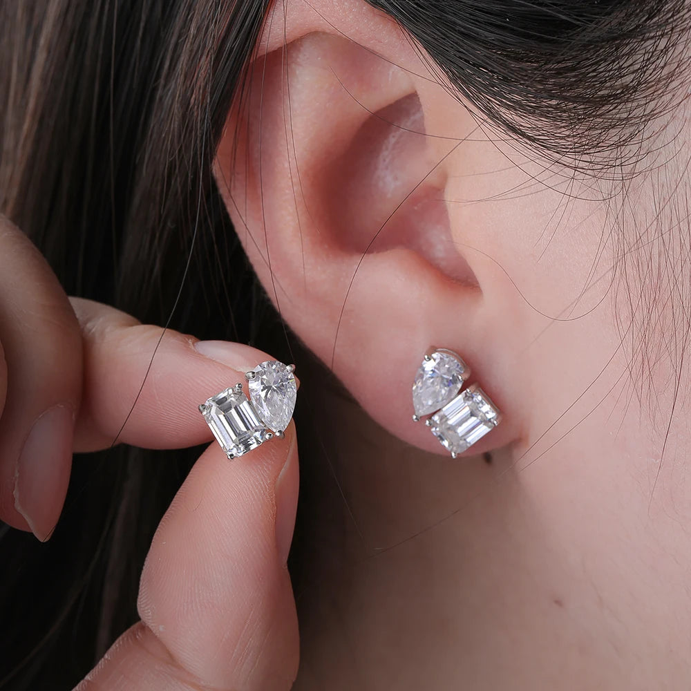 Earrings Dew of Grace Moissanite Studs