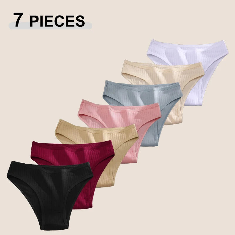 Serene Ribbed Undies 7PCS