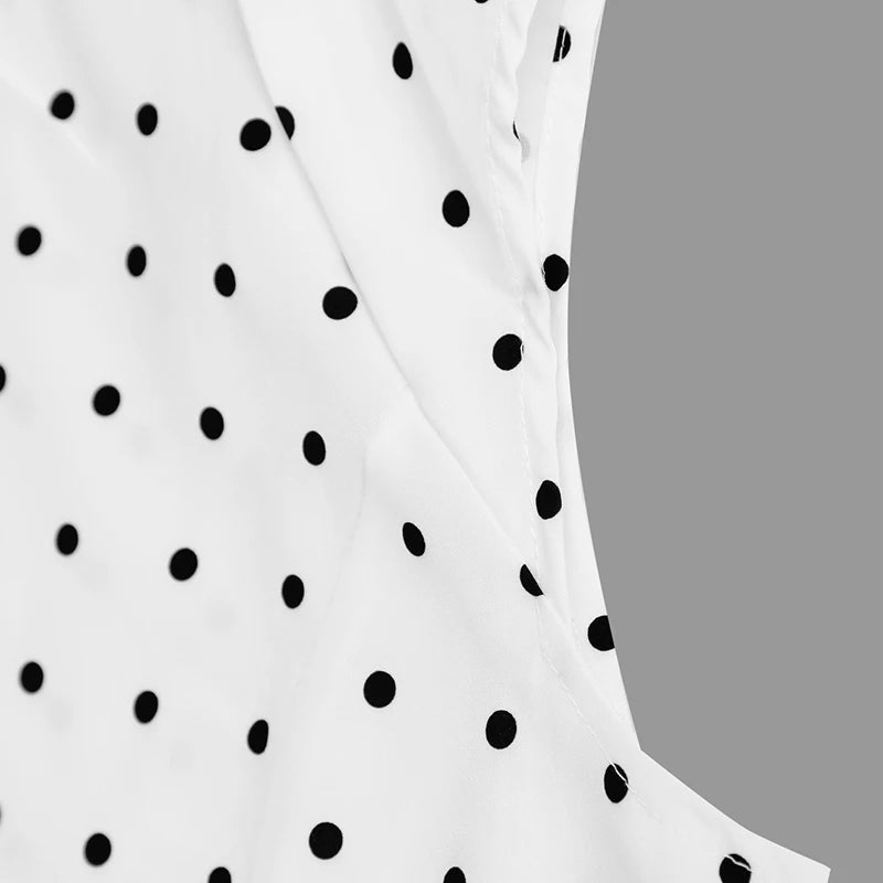 Midnight Dot Maxi Dress
