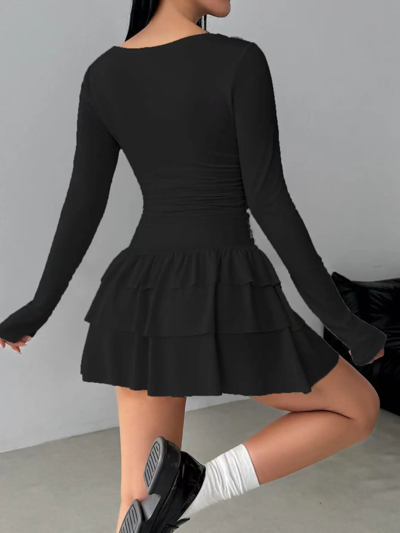 The Twilight Waltz Ball Gown Mini Dress