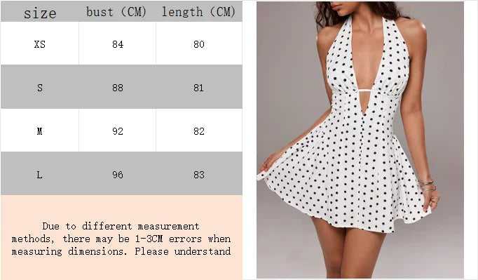 Polka Dot Gala Mini Dress