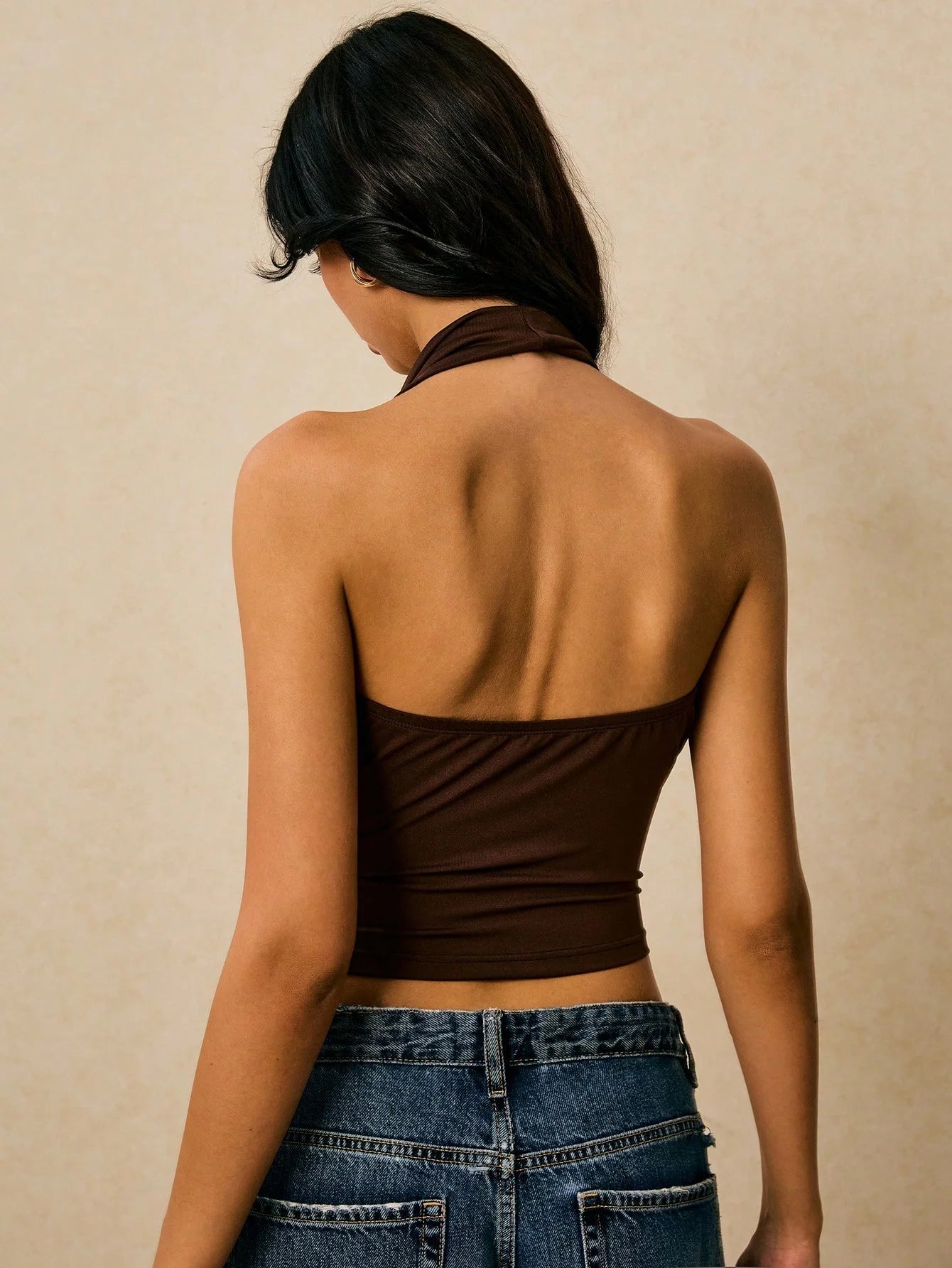 Aura Backless Knit Top