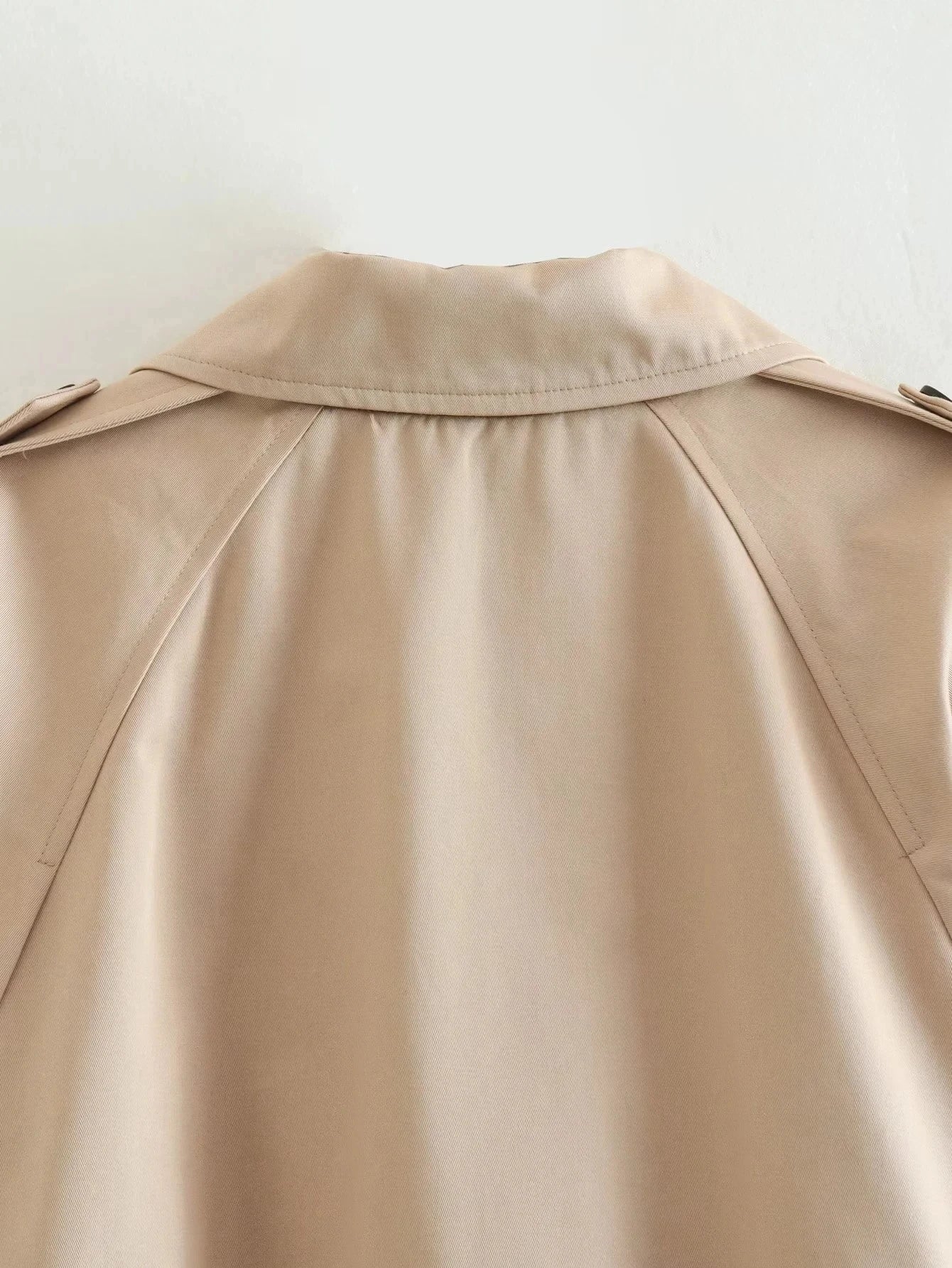 Ivory Symphony Double-Breasted Jacket