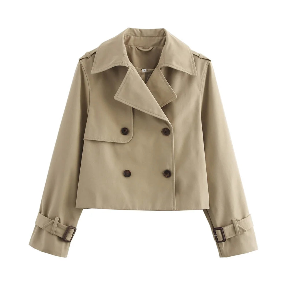 Urban Marfim Double-Breasted Jacket