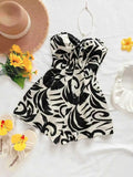 Botanical Bow Jumpsuit