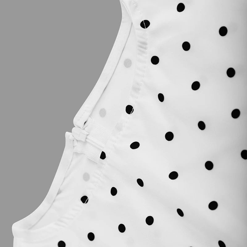 Midnight Dot Maxi Dress