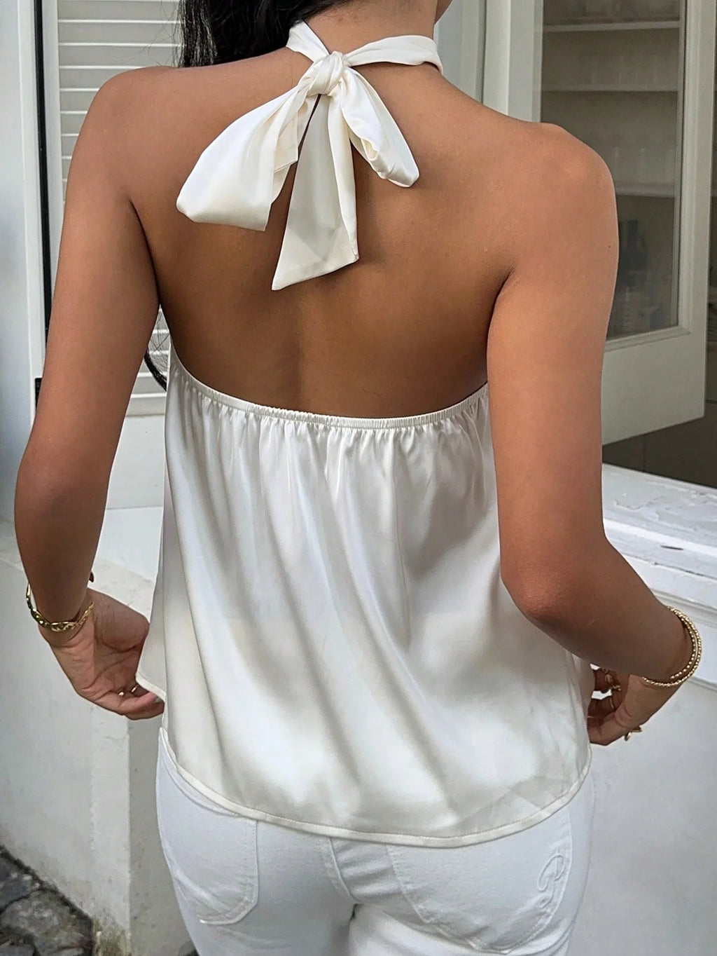 Luminous Pleat Top