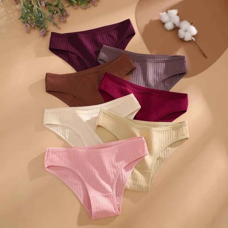 Serene Ribbed Undies 7PCS