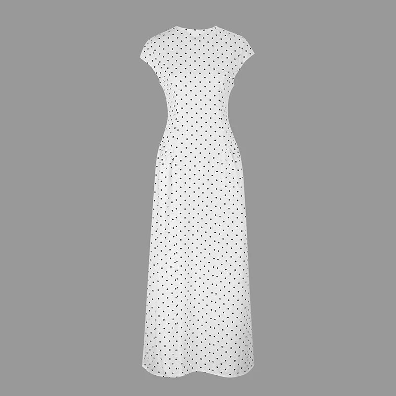 Midnight Dot Maxi Dress