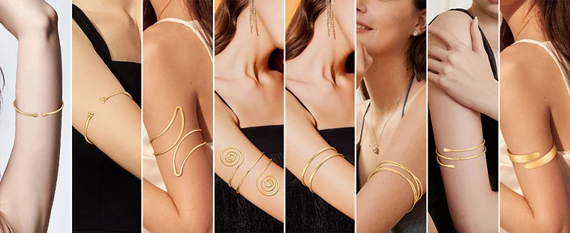 Ethereal Aura Arm Cuff Set