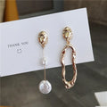 Ethereal Pearl Geometric Studs