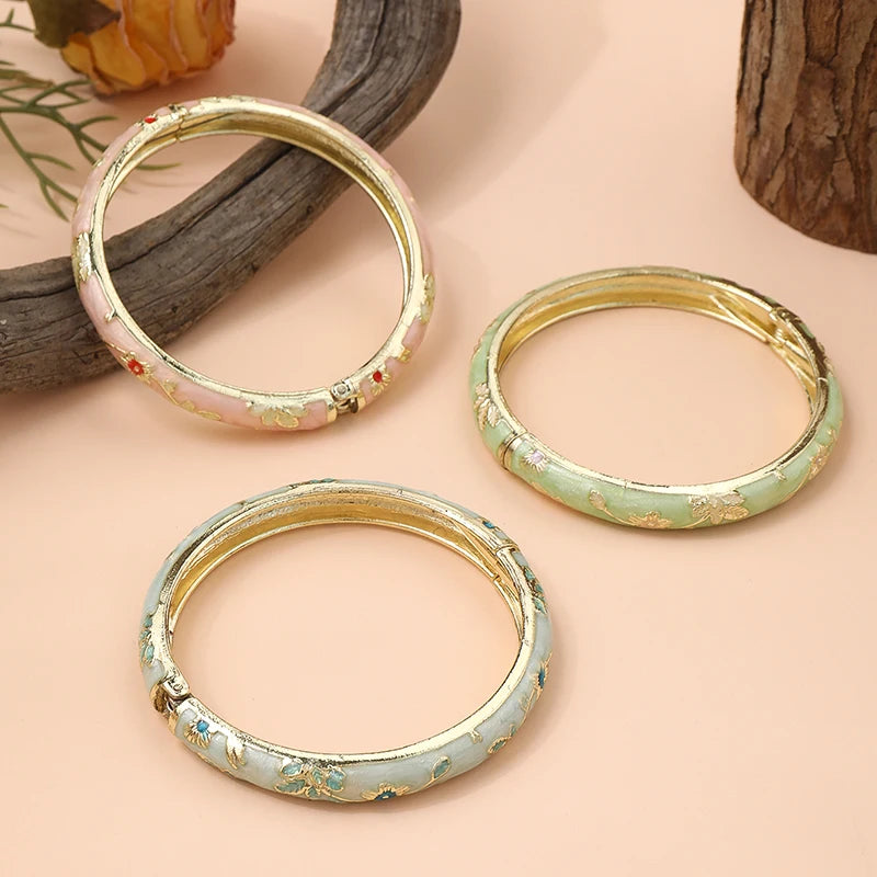 Royal Cloisonné Bloom Bangle