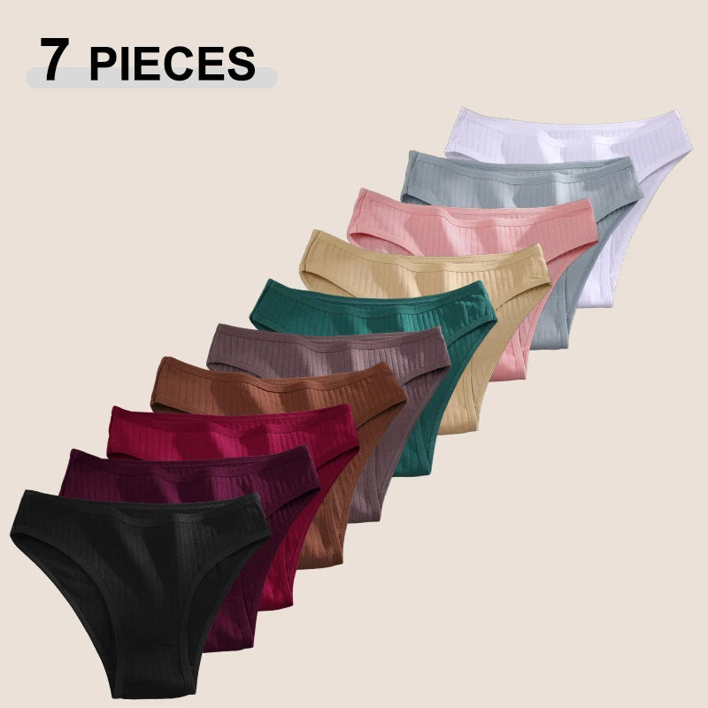 Serene Ribbed Undies 7PCS