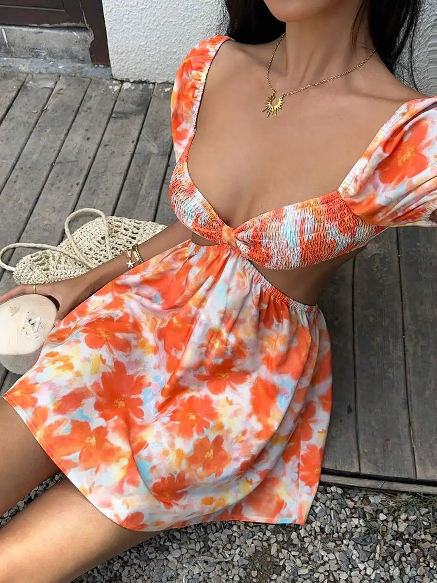 Floral Dream Ball Gown Dress