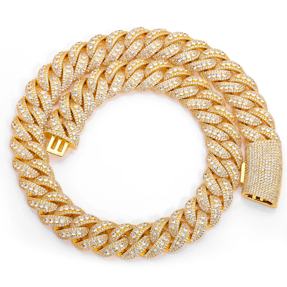 Sovereign 22mm Iced Rope Chain