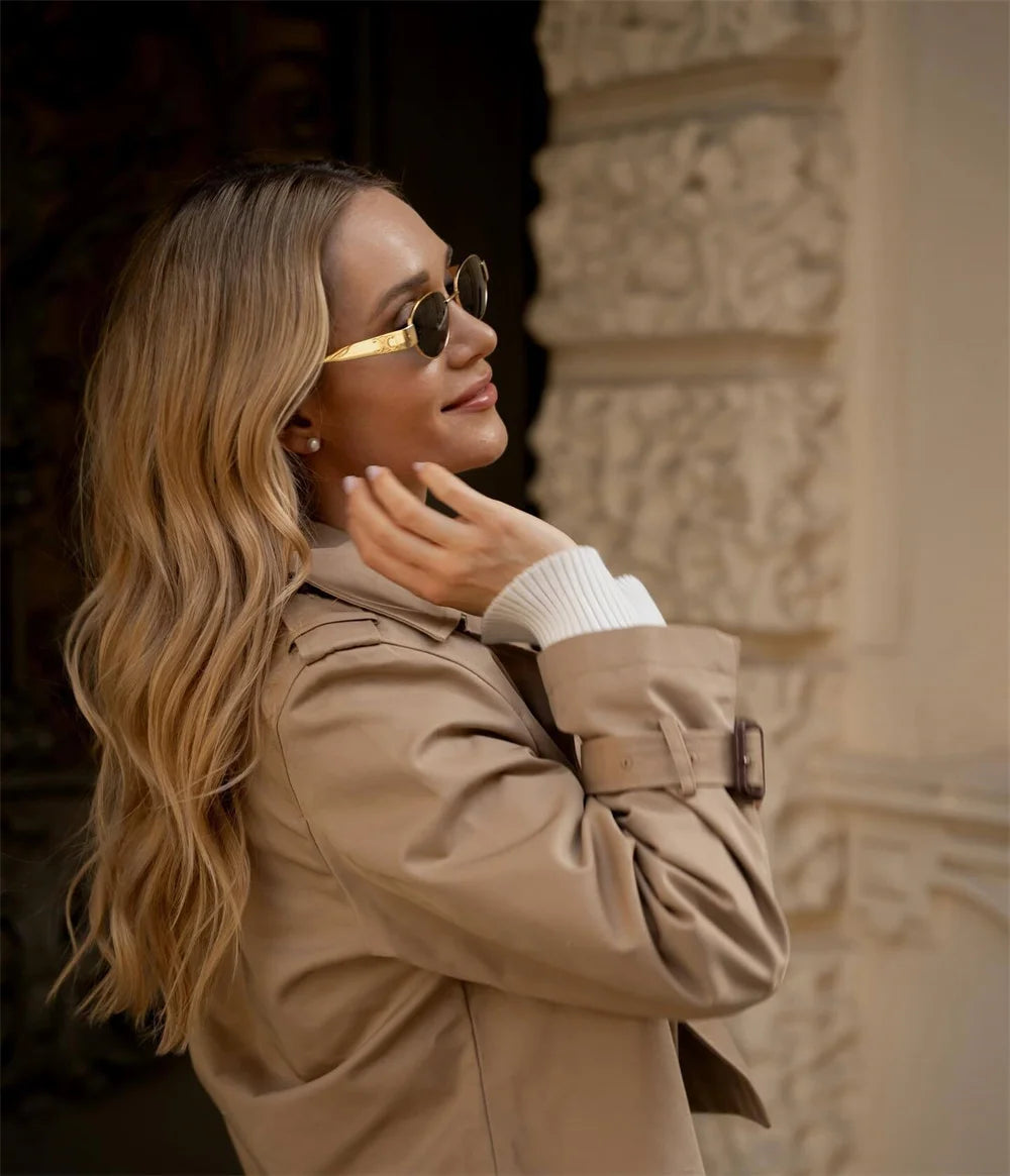 Urban Marfim Double-Breasted Jacket