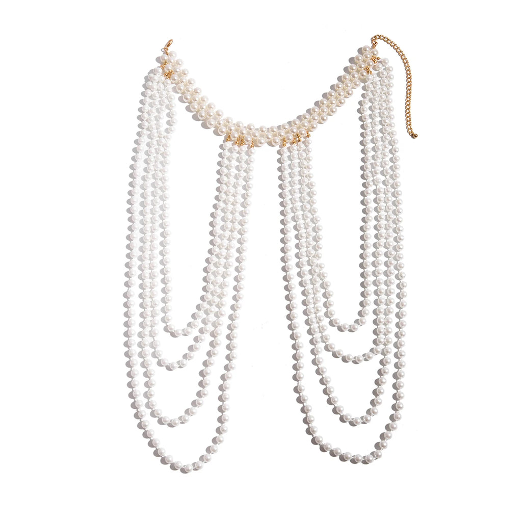 Pearlescent Muse Body Chain