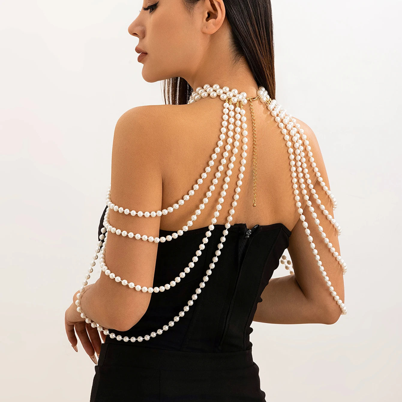 Pearlescent Muse Body Chain