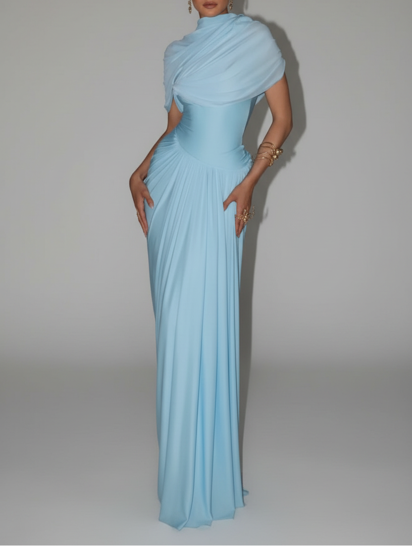 The Midnight Muse Ankle Gown