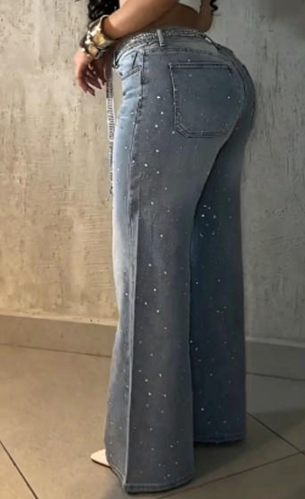 Velvet Aura Wide Leg