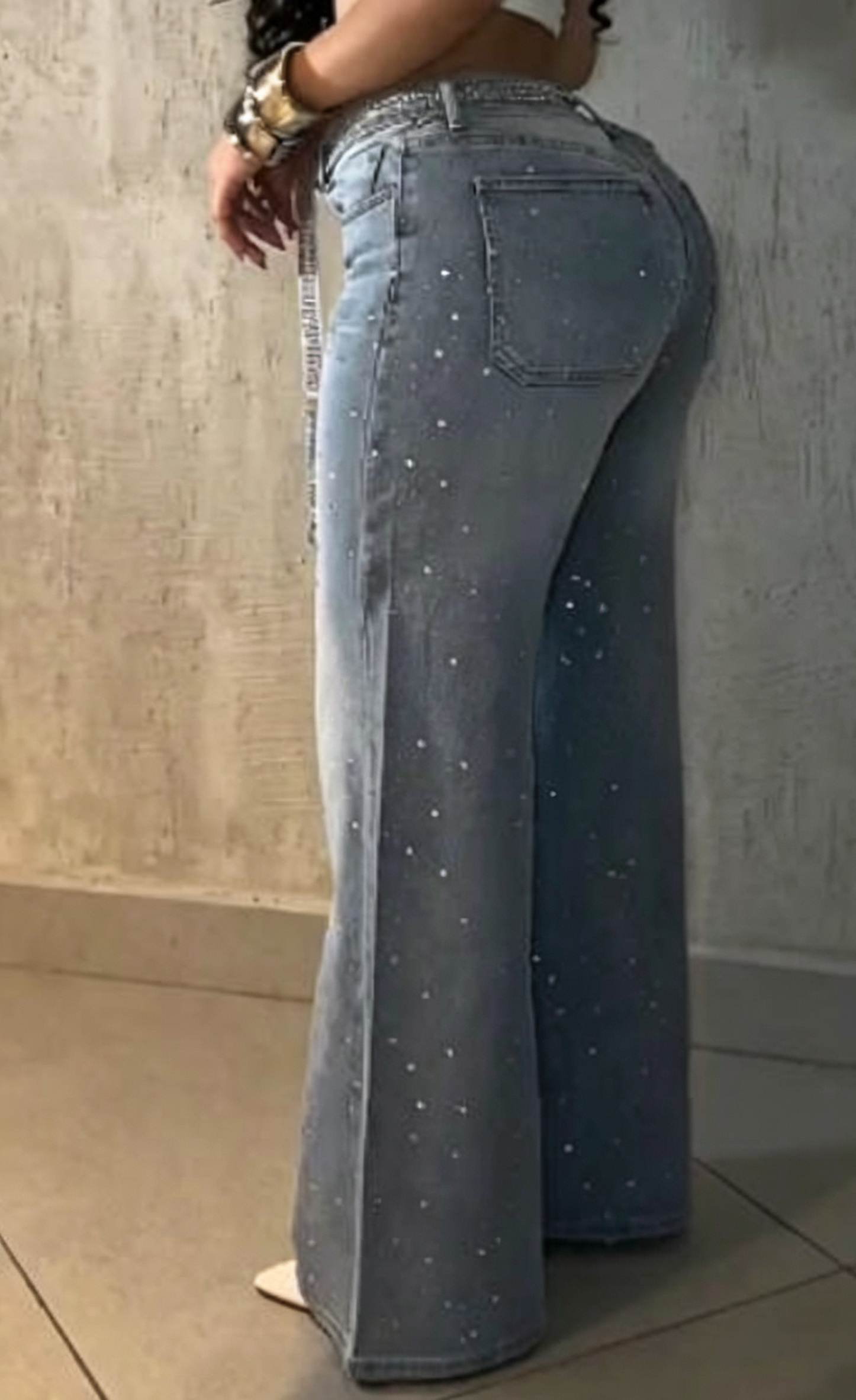 Velvet Aura Wide Leg