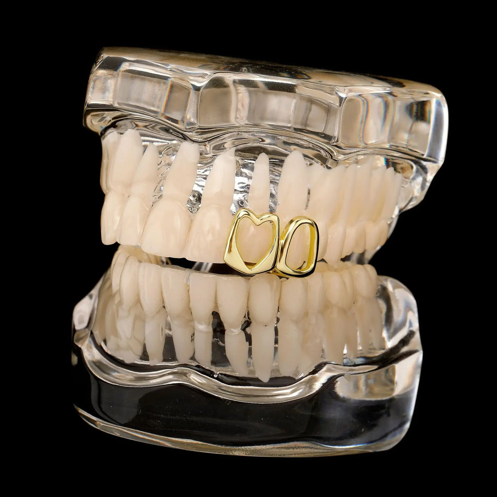 Luminous Heart Dental Grillz