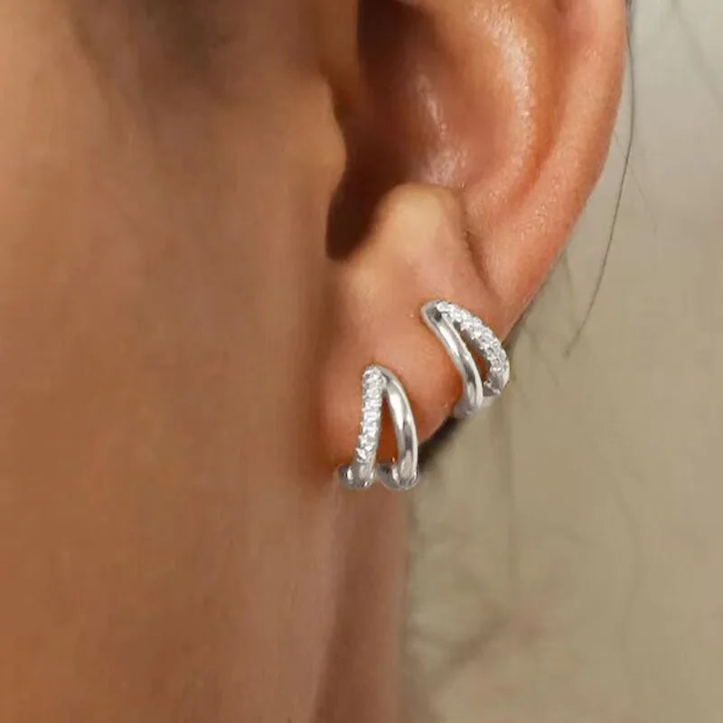 Polished Sphere Hoops