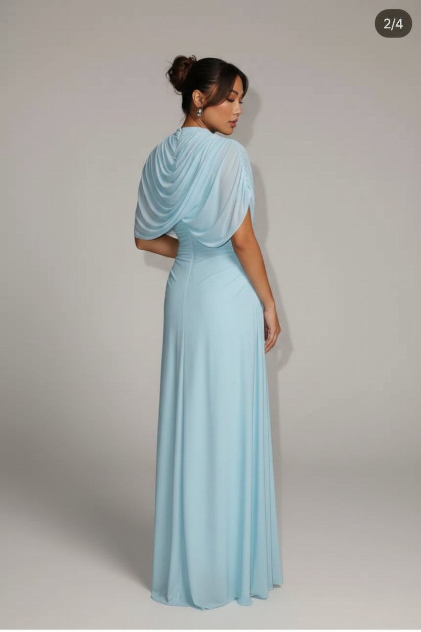 The Midnight Muse Ankle Gown