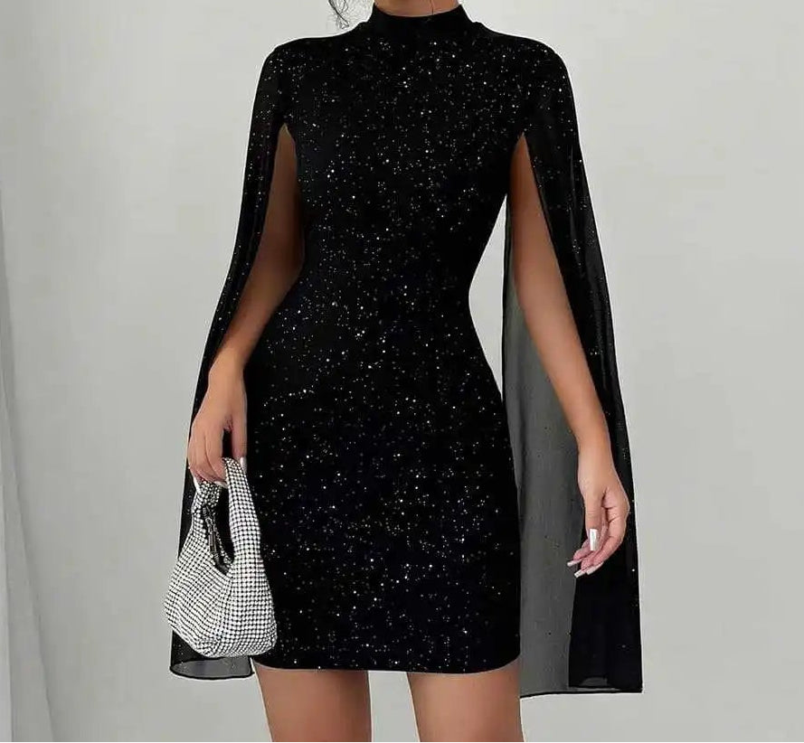 Ethereal Glow Lantern Dress
