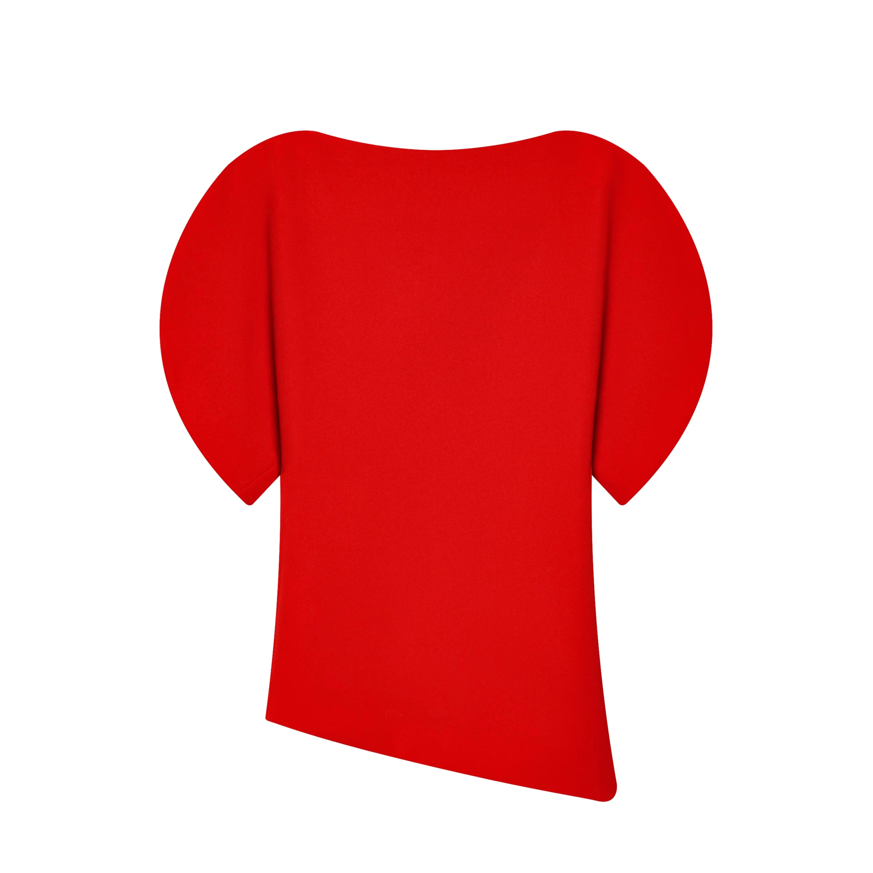 Sculpted Asymmetric Gala Top
