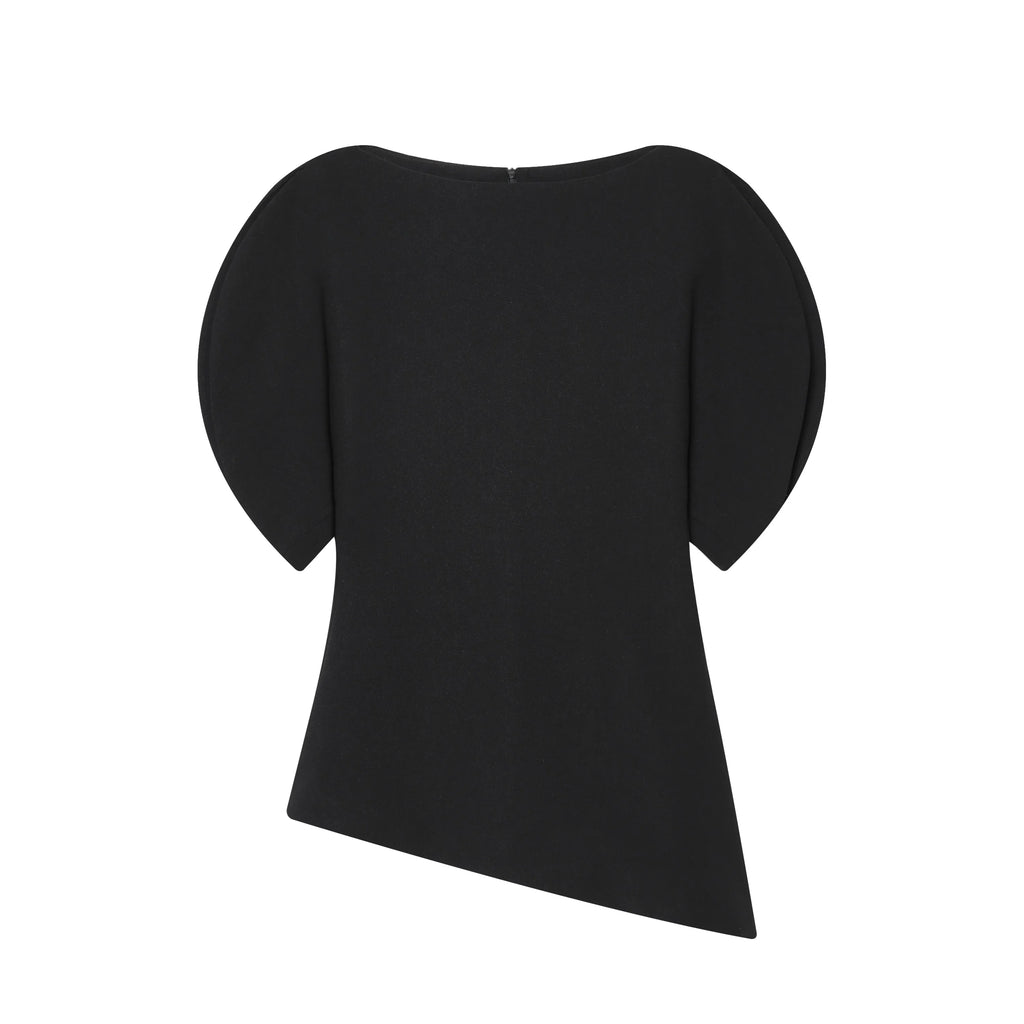 Sculpted Asymmetric Gala Top