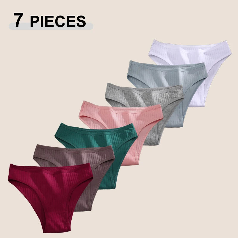 Serene Ribbed Undies 7PCS