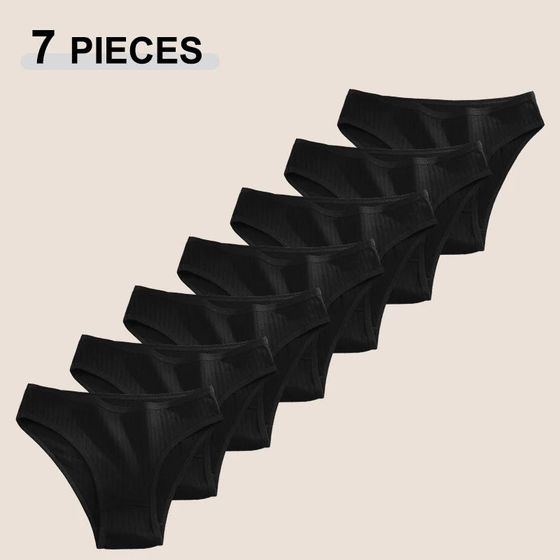 Serene Ribbed Undies 7PCS