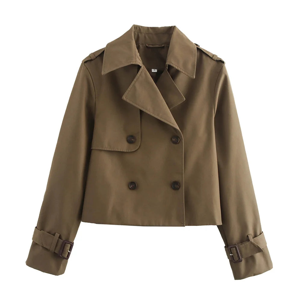 Urban Marfim Double-Breasted Jacket